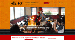 Desktop Screenshot of fukisteakhouse.com